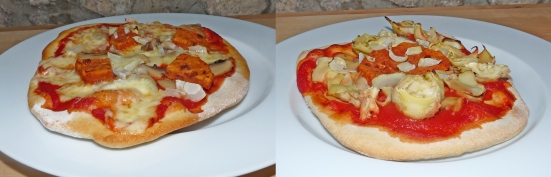 Pizza végétarienne et végétalienne 